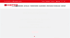 Desktop Screenshot of kiefer-mold.de